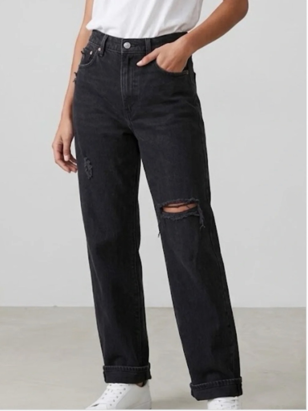 Abercrombie & Fitch Curve Love 90's Relaxed High Rise Jeans